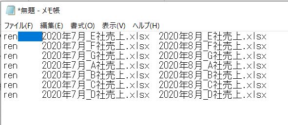 ファイル名・フォルダ名一括変更