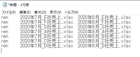 ファイル名・フォルダ名一括変更